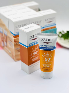 ضد افتاب بی رنگ کاتریس spf50 حجم ۱۰۰ میل
