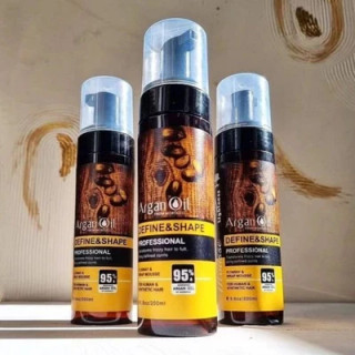 موس مو لایتنس مدل روغن آرگان حجم 200 میلیلیتر، حفظ حالت قوی، دارای رایحه